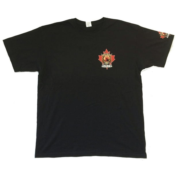 Five Finger Death Punch-Canada Crew Logo-Black T-shirt
